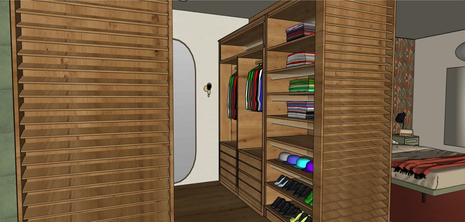 Suite parentale | plan dressing 3